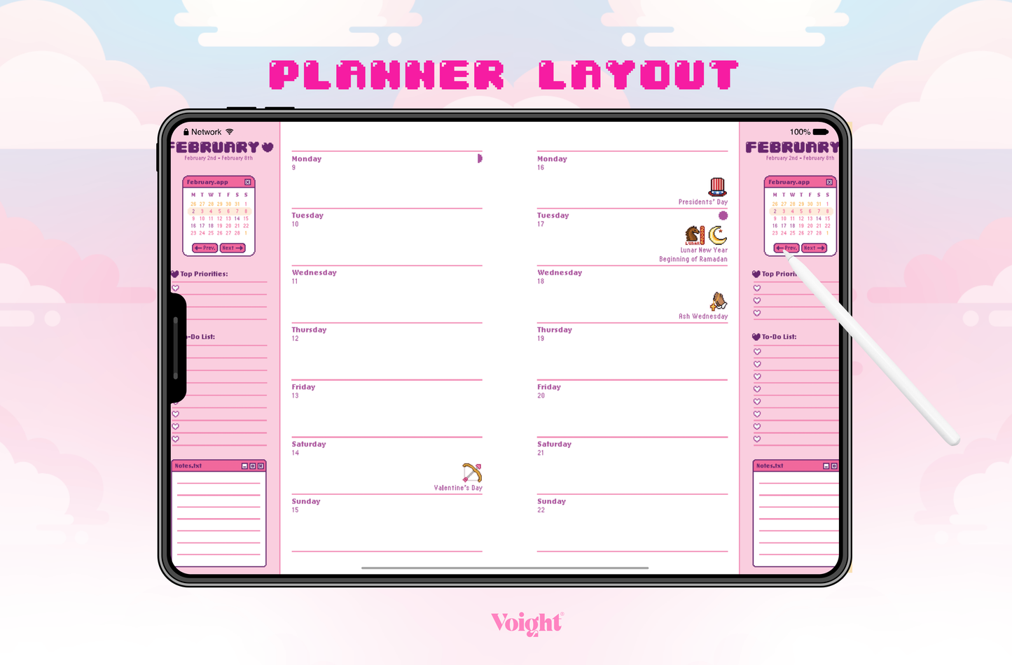 2026 Digital Planner