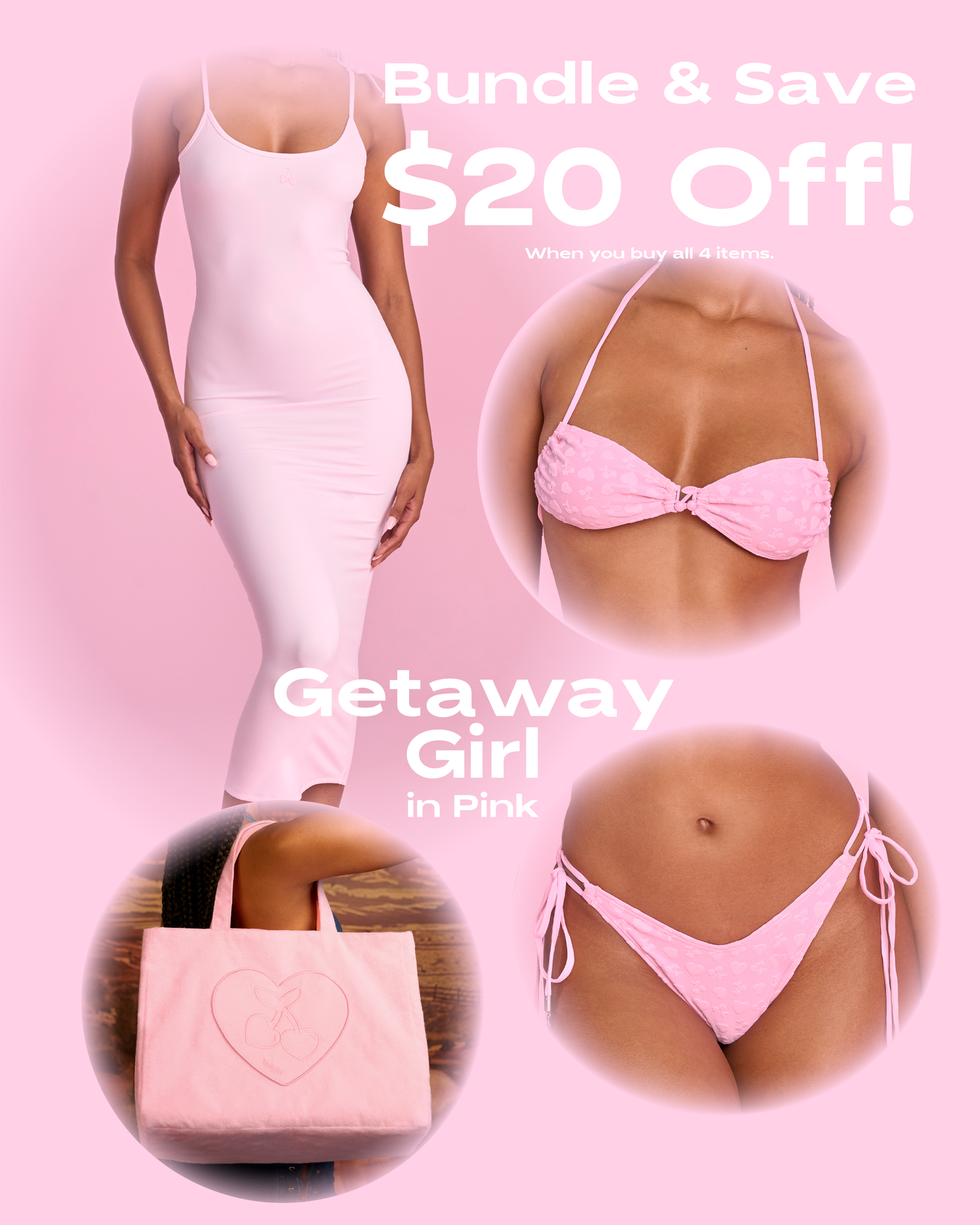 Getaway Girl Bundle in Pink