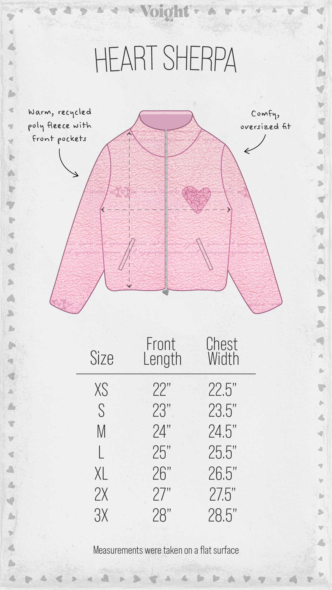 Coven Heart Sherpa in Pink-Coven Heart Sherpa in Pink