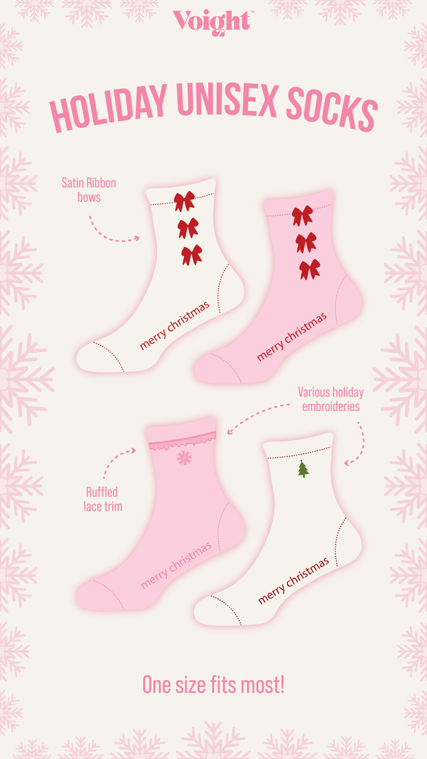 Pink Bow Socks