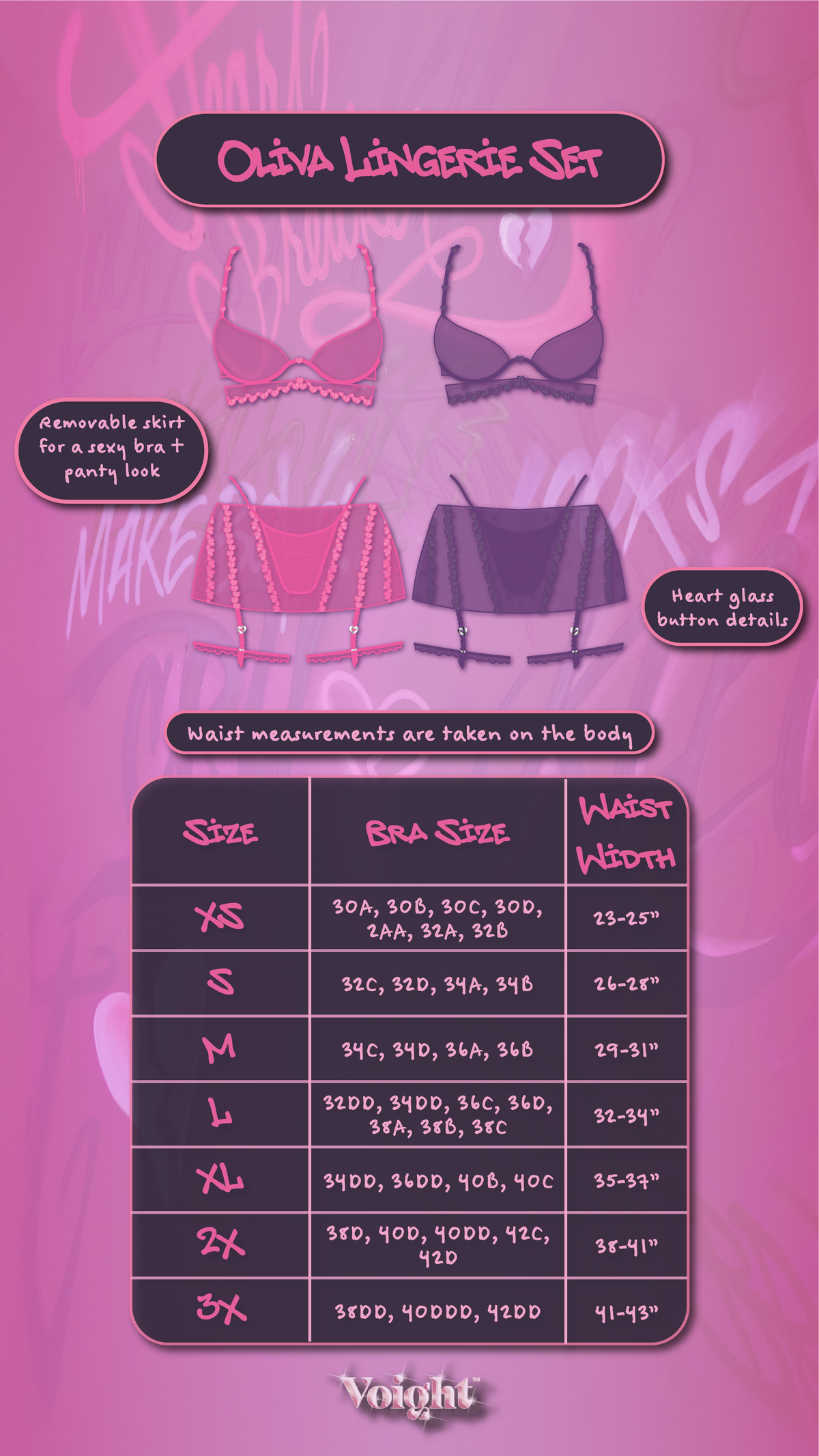 Olivia Bra in Purple-Olivia Bra in Purple