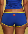 PRE-ORDER Ecuador Mini Shorts in Blue