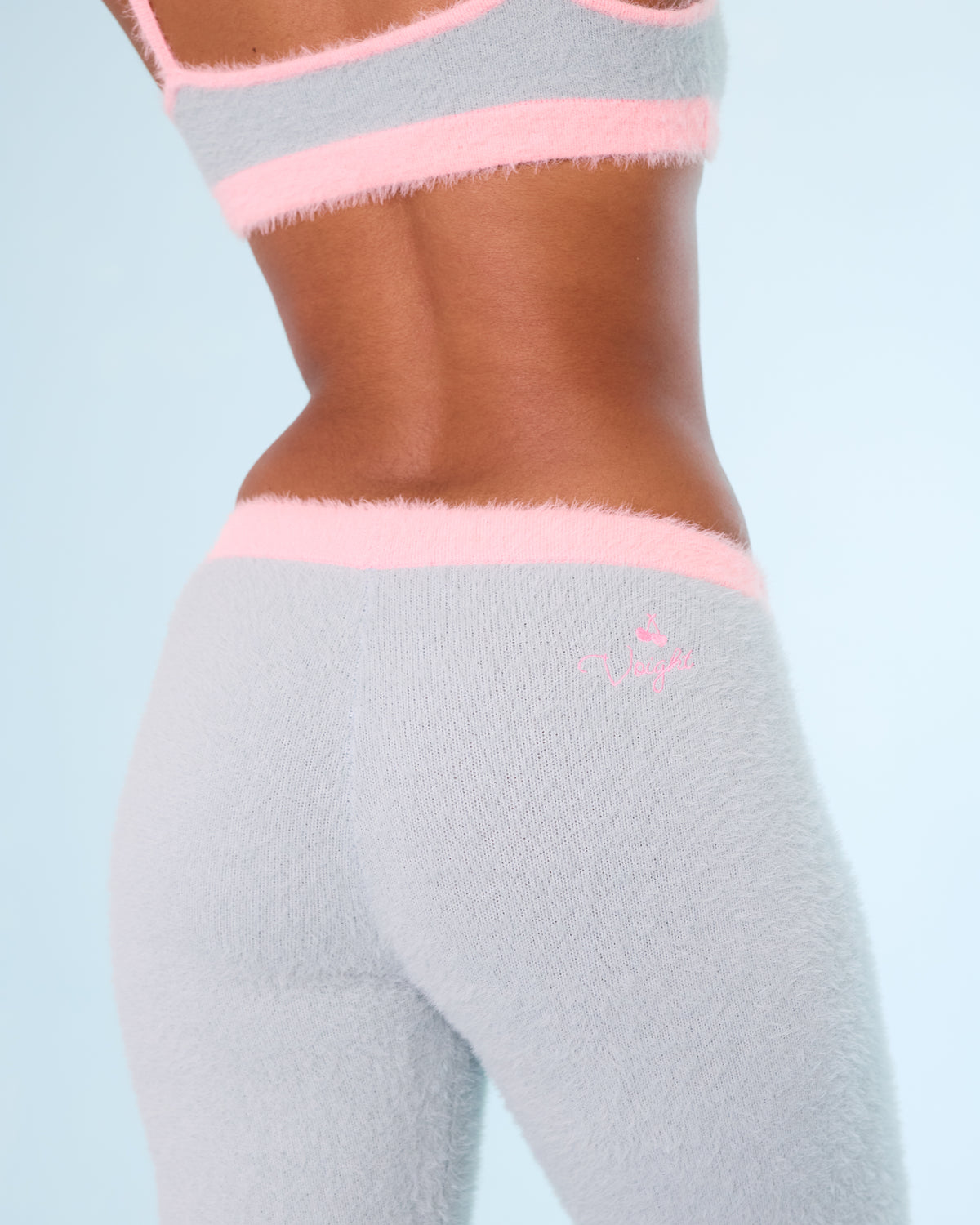 Fuzzy Bralette & Pant Set-Fuzzy Bralette & Pant Set