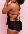 Faye Tank + Shorts Set in Black