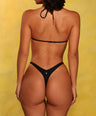 Faye Tanning V-kini Set in Black