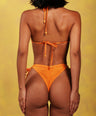 Orchid V-kini Set in Orange