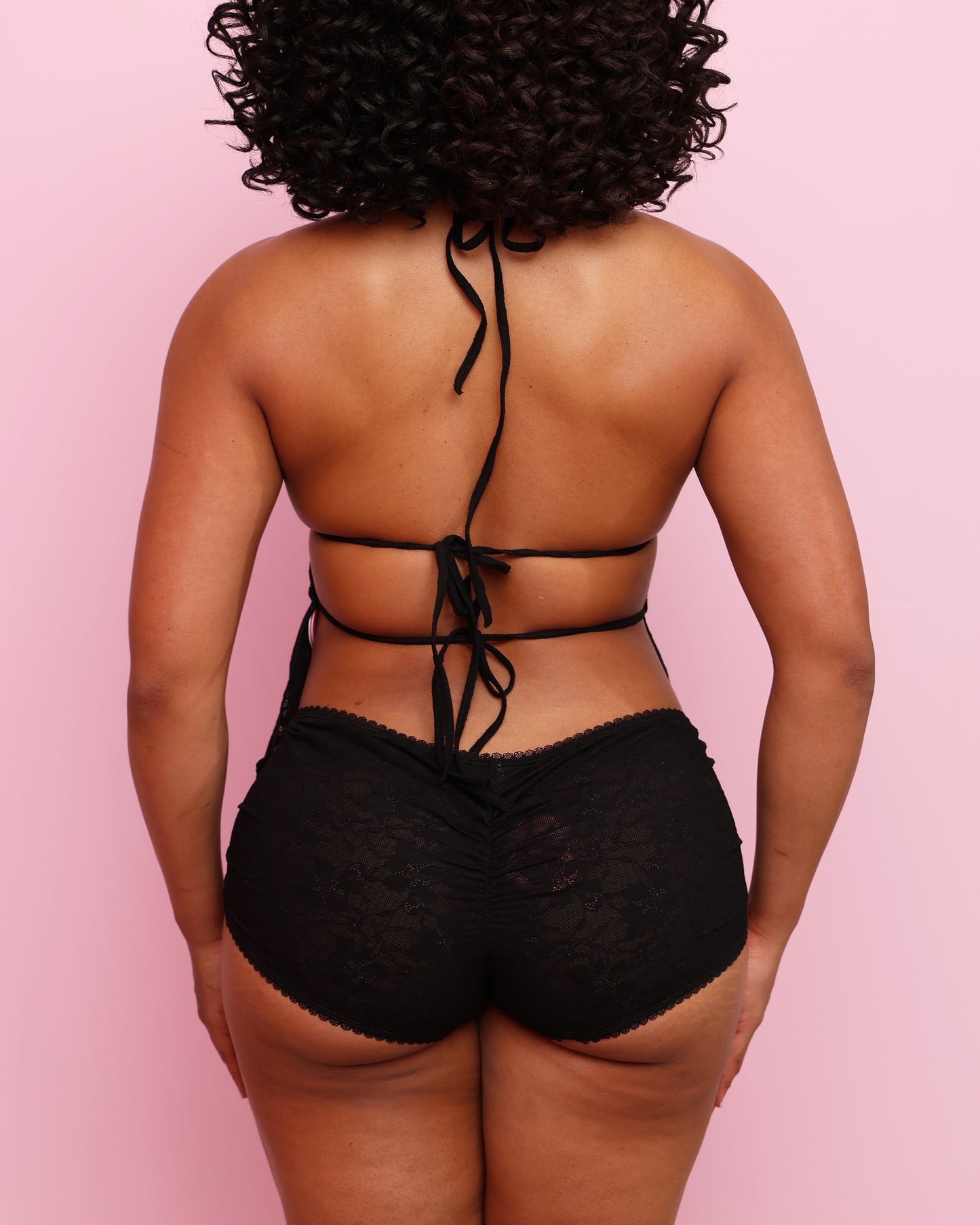 Faye Tank + Shorts Set in Black