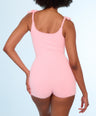 Fuzzy Tank Onesie in Pink