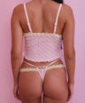Shelley Tank + Panty Set in Pink