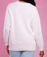 Ski Club Sweater in Cream