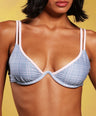 Maya V-kini Top in Plaid