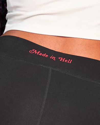 Made In Hell Flare Pants in Black-Made In Hell Flare Pants in Black