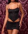 Vixen Bustier Set in Black