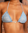 Samira V-kini Top in Plaid