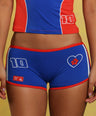 PRE-ORDER Haiti Mini Shorts in Blue