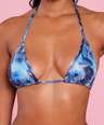 Kitana V-kini Top in Blue (No Hardware)