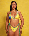 PRE-ORDER Brasil V-kini Set in Yellow