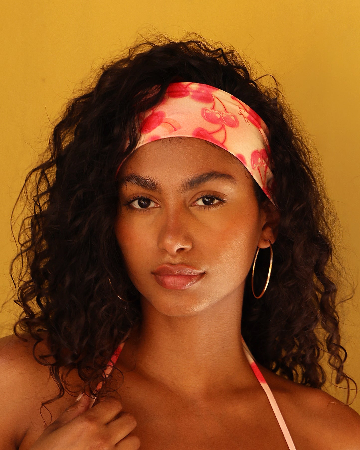 Jules Headband in Cherry