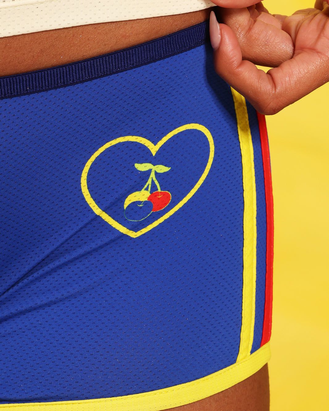 Colombia Mini Shorts in Blue-Colombia Mini Shorts in Blue