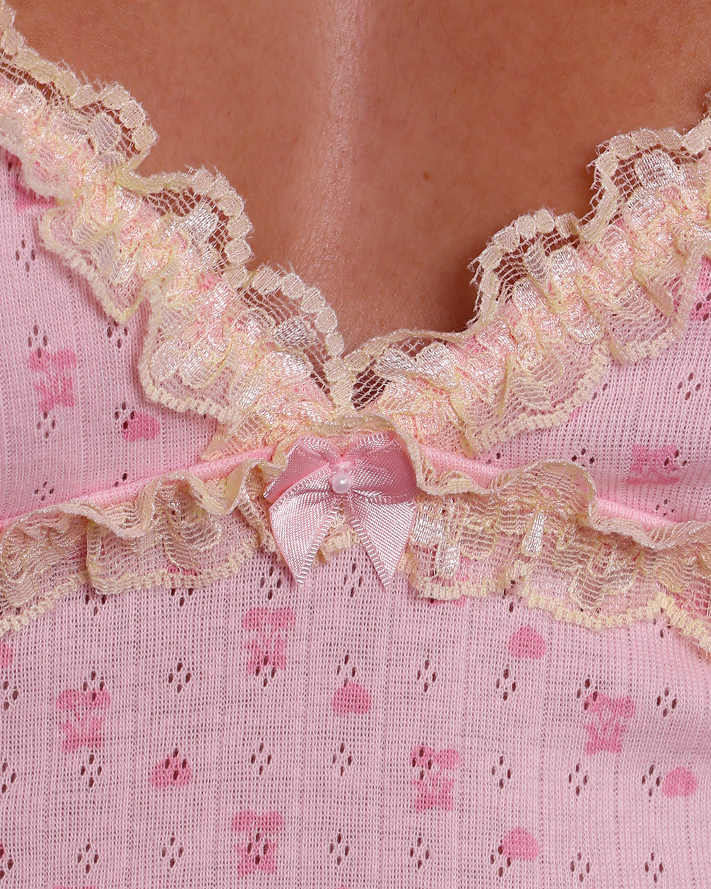 Shelley Tank + Panty Set in Pink