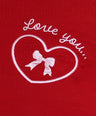 Love You Top in Red