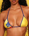 Colombia V-kini Top in Yellow