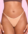 Cotton Thong 3 Pack in Neutrals