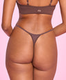 Cotton Thong 3 Pack in Neutrals