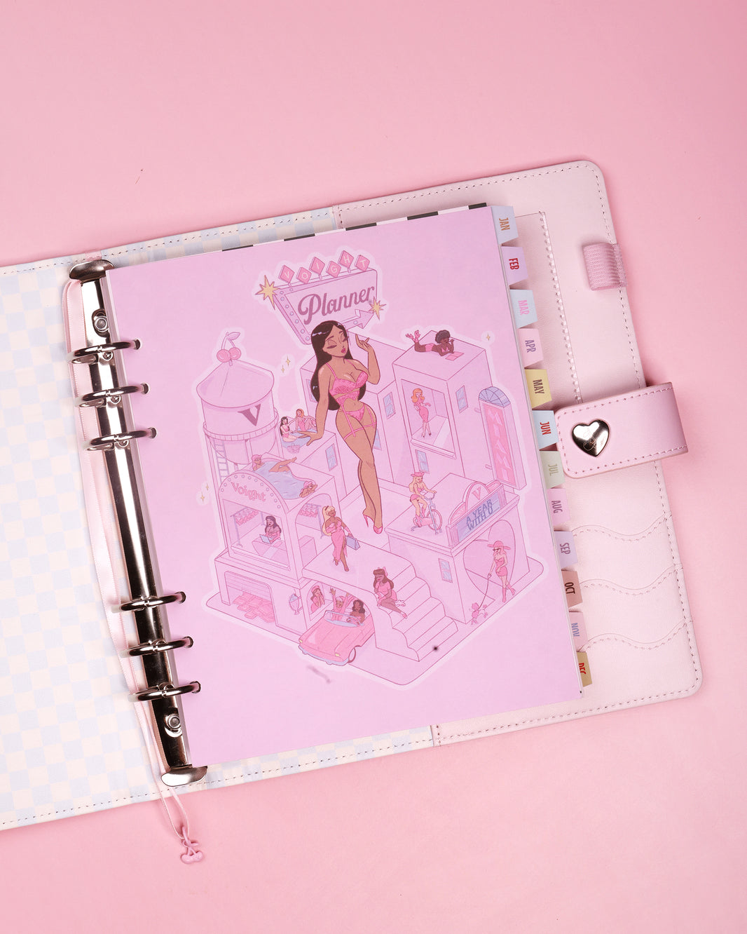 PRE-ORDER Retro Undated Binder Planner