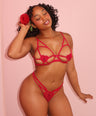 Scarlet Lingerie Set in Red