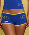 PRE-ORDER Ecuador Mini Shorts in Blue
