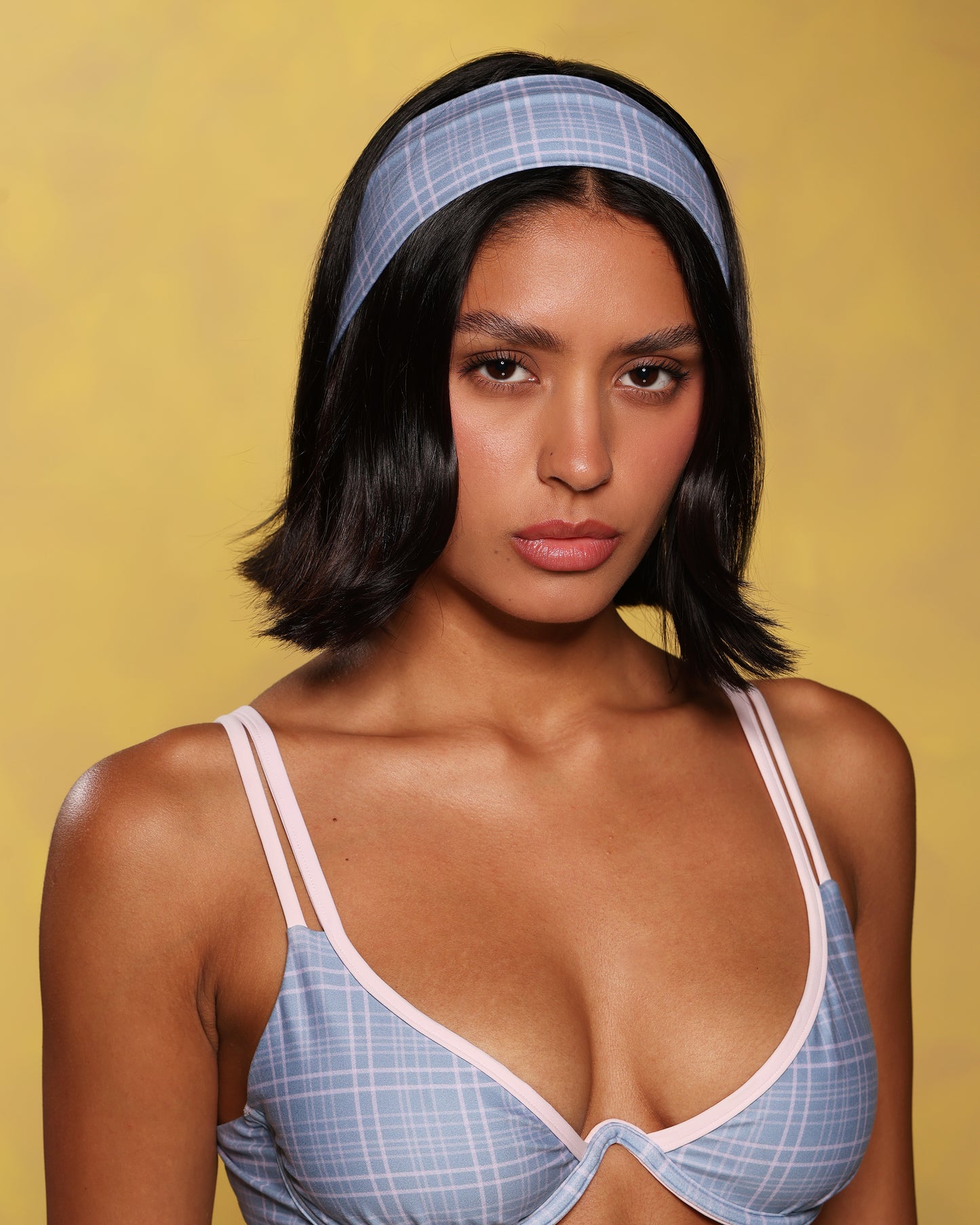 Maya Headband in Plaid