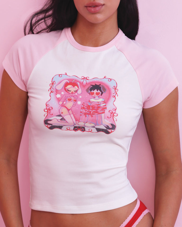 Lovergirl Tee in Pink