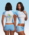 PRE-ORDER Guatemala Mini Shorts in Blue