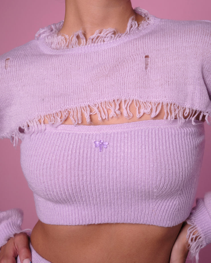 Poppy Top in Lilac
