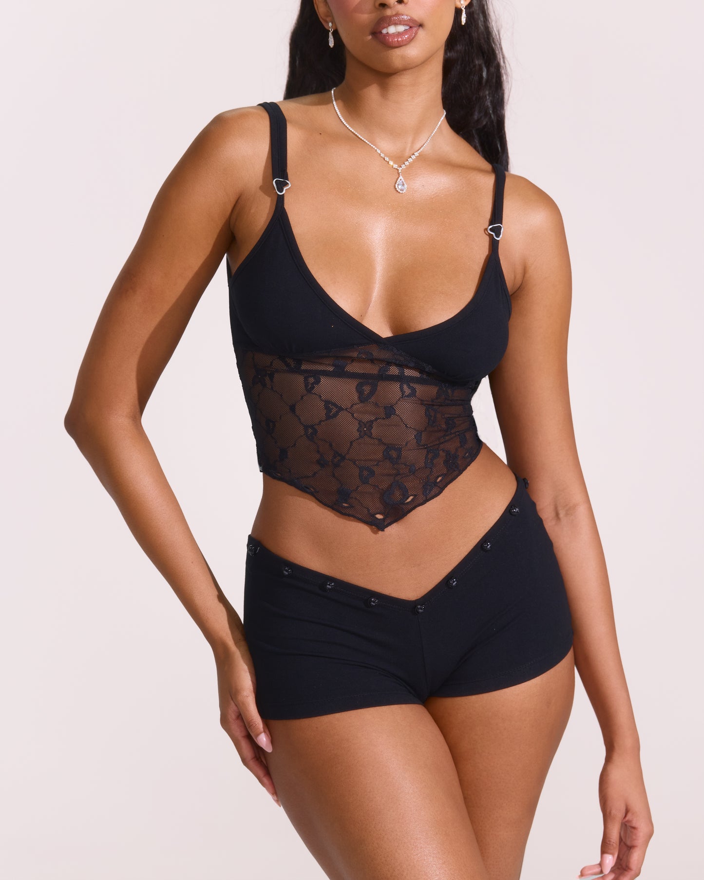 Laura Onesie in Black