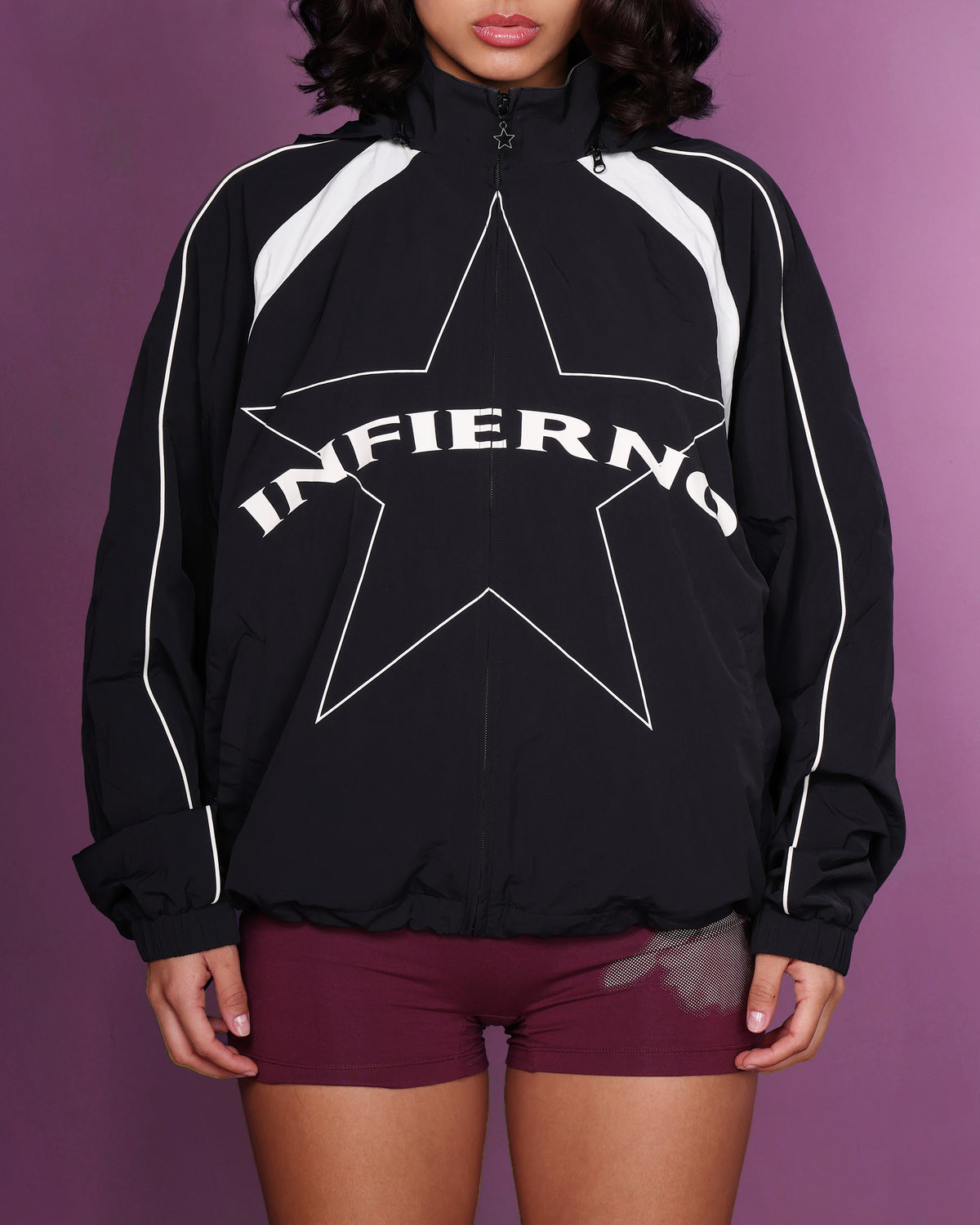 Infierno Windbreaker Jacket-Infierno Windbreaker Jacket