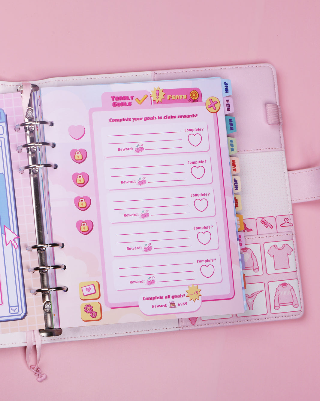 PRE-ORDER Pixel Undated Binder Planner