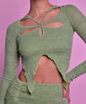 Lila Top in Sage