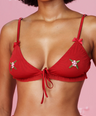 Unwrap Me Bralette in Red