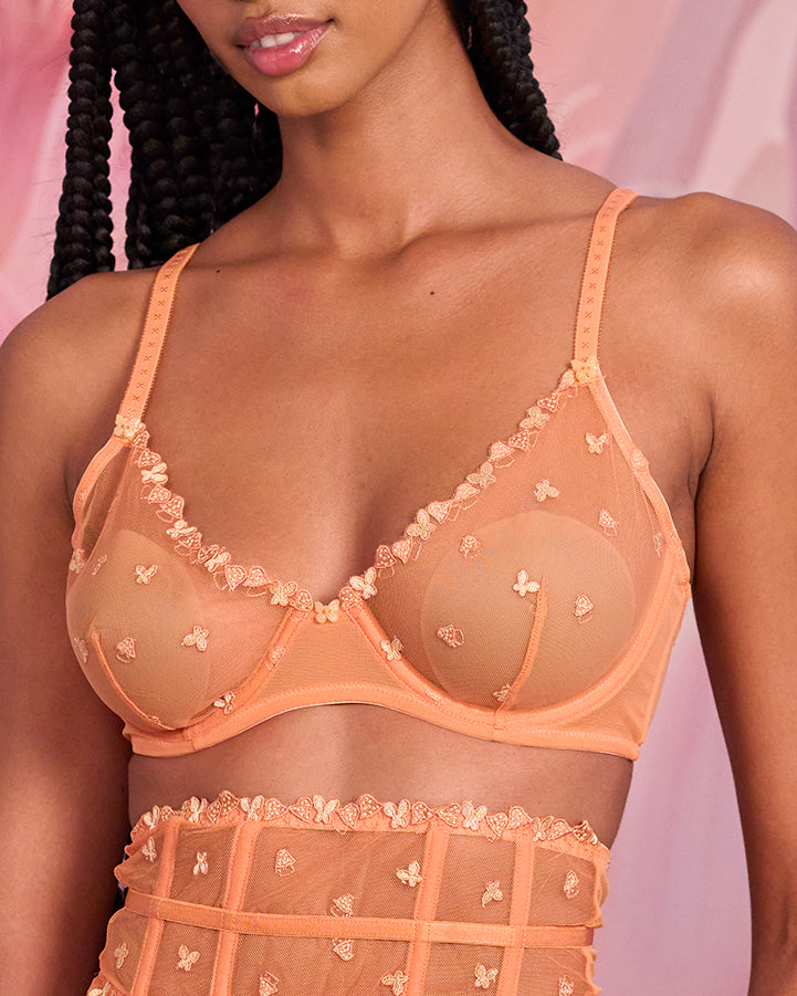 Ember Bra in Orange-Ember Bra in Orange