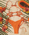Orchid V-kini Set in Orange