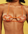 Orchid V-kini Top in Orange