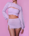 Poppy Top + Skirt Set in Lilac