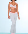 Fuzzy Bralette & Pant Set in Blue