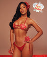 PRE-ORDER Orchid V-kini Set in Red
