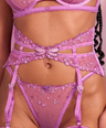 Bloom Garter in Magenta
