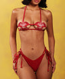 Orchid V-kini Set in Red