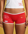 PRE-ORDER Peru Mini Shorts in Red