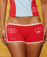 PRE-ORDER Puerto Rico Mini Shorts in Red